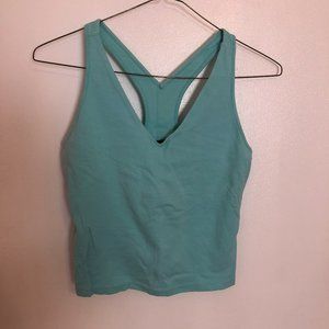 Aquamarine racerback top (Victoria's Secret MODA International)